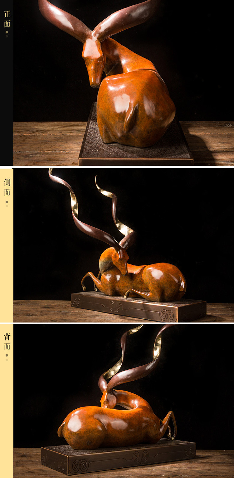 铜铸灵鹿，云转时来 朱炳仁铜《时来云转鹿》艺术品赏析